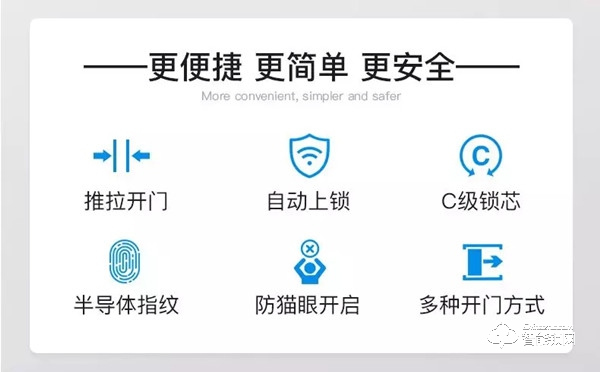 蓋德曼PASS700智能門鎖，讓你方便到上癮。