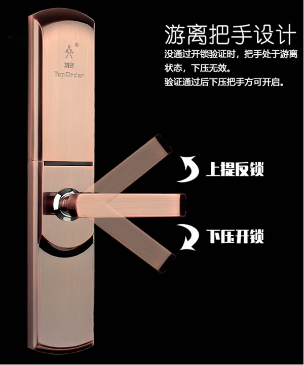 頂吉無孔智能門鎖200F 為安全鑄造新基點