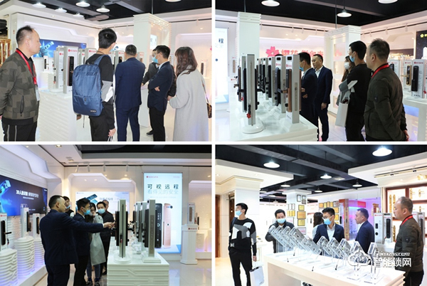 佳兆業(yè)科創(chuàng)集團(tuán)領(lǐng)導(dǎo)一行蒞臨櫻花智能鎖參觀(guān)考察