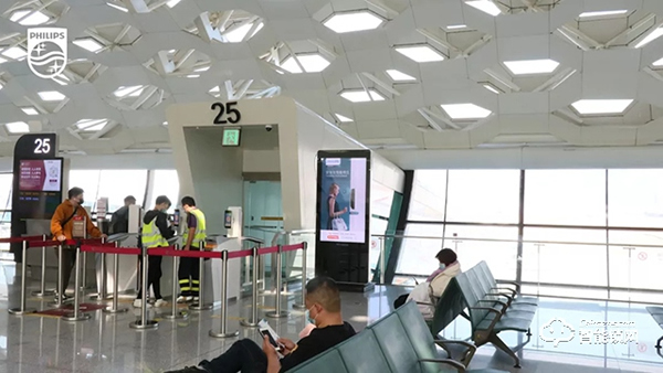 飛利浦智能鎖新品廣告霸屏深圳機場登機口，品牌賦能再升級！
