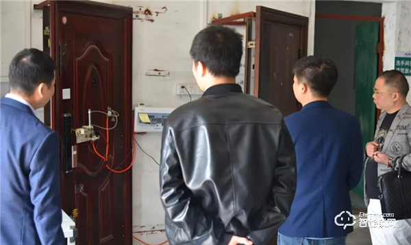 初到科技領導一行蒞臨科裕智能鎖參觀交流