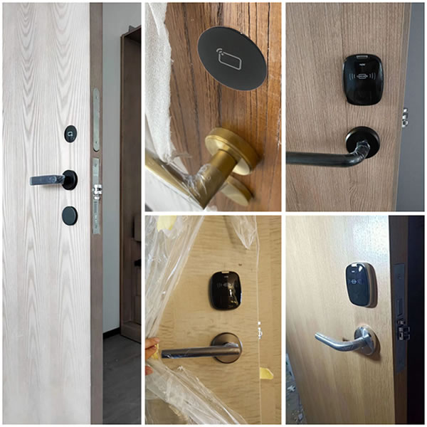 泰州逸安大酒店，搭配科裕分體式智能門鎖，好看實(shí)用