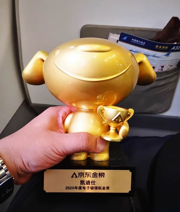 凱迪仕智能鎖成全國智能鎖行業質量提升發布會大滿貫品牌