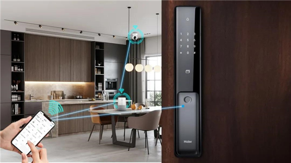 海爾智能門鎖：又忘帶鑰匙了？不好意思，我家根本不用鑰匙！