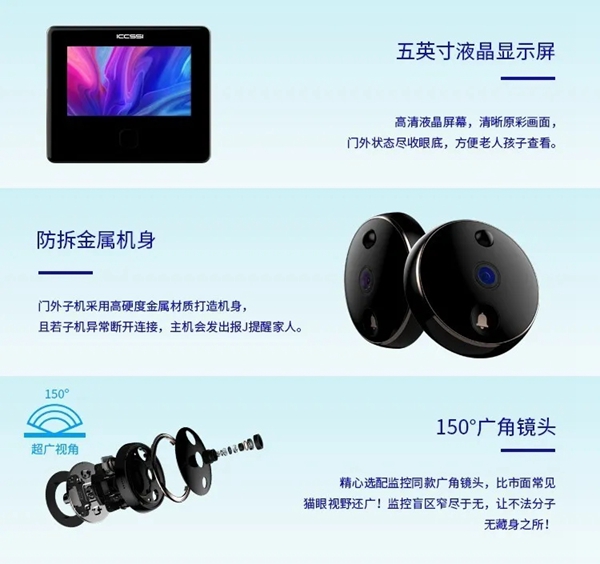 艾棲驚艷新品：視覺盛宴，M3智能貓眼初登場。