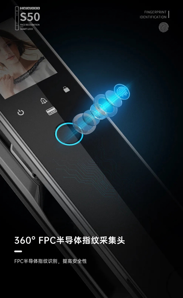 奢華極致｜皇家金盾S50全自動人臉指紋鎖全新上市