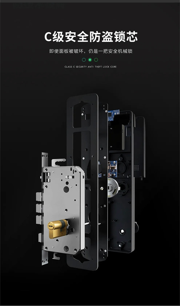皇家金盾S20人臉識別全自動智能鎖震撼發布