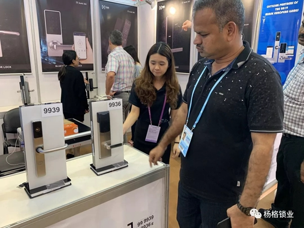 楊格鎖業在2019年第125屆廣交會上C位出道