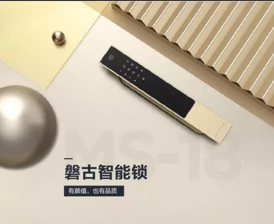 中控智能鎖新品上線，全自動指紋鎖MS-18（磐古）耀目登場