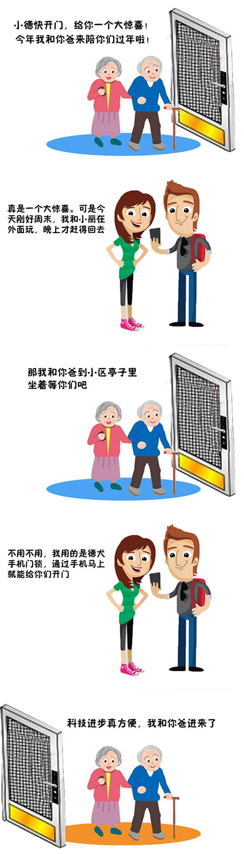 德犬手機(jī)門鎖之初體驗(yàn)(漫畫)