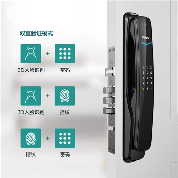 飛利浦智能鎖：明明可以靠顏值吃飯，偏偏要用實(shí)力取勝
