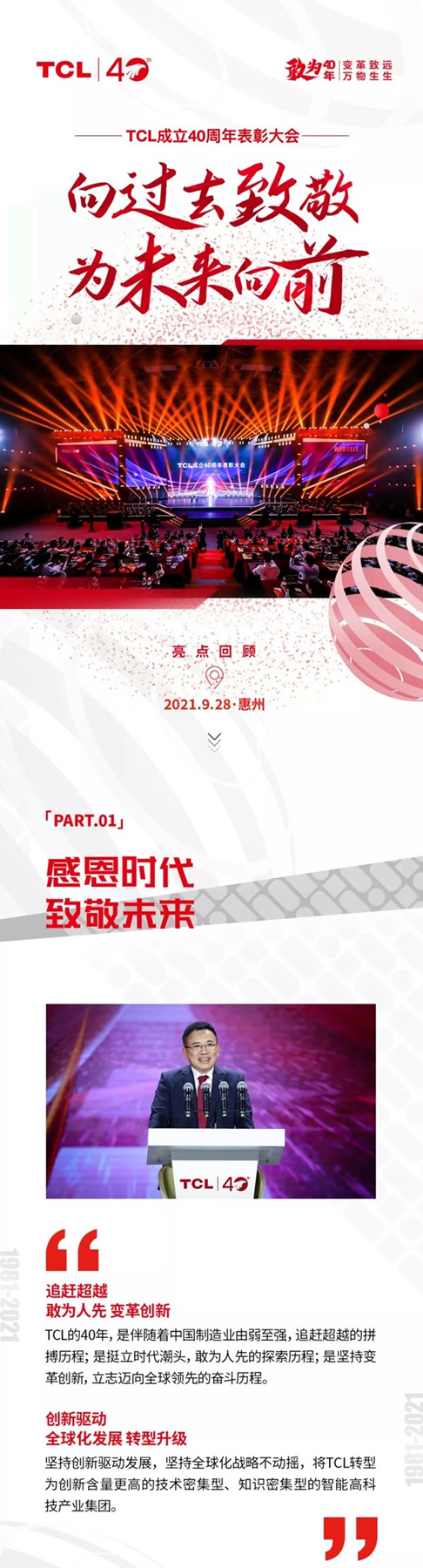 40年前的今天，TCL啟航了！