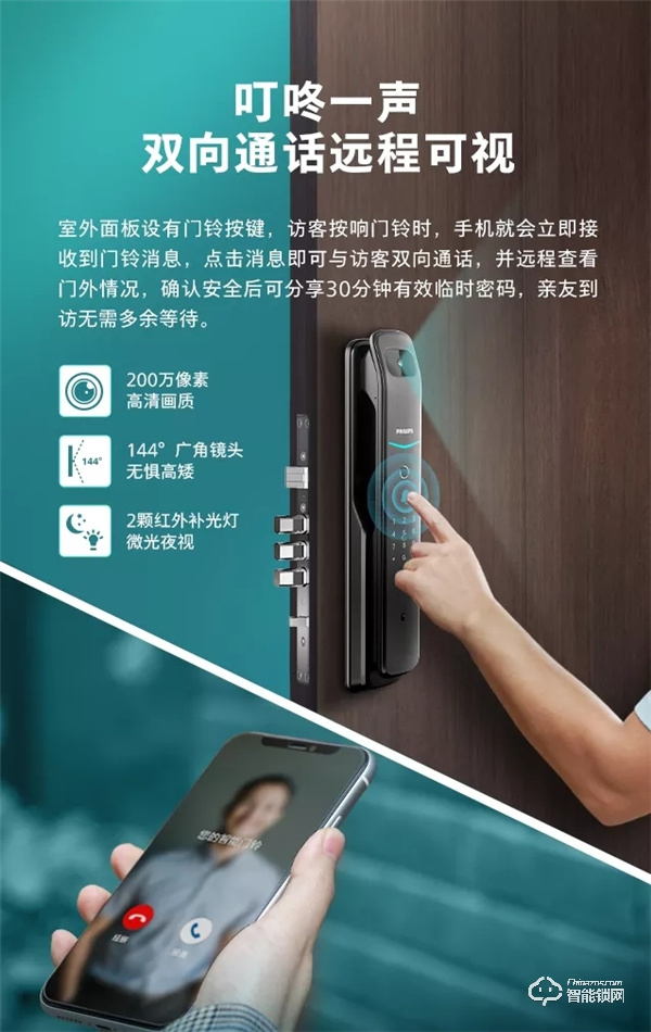 新品首發(fā) | 飛利浦DDL709視頻鎖，定義全自動(dòng)可視生活