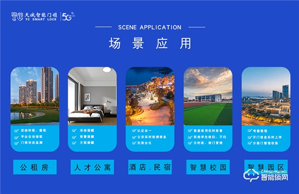 天誠重磅推出：NB-IOT人臉識別智能門鎖,不斷顛覆商用租房市場