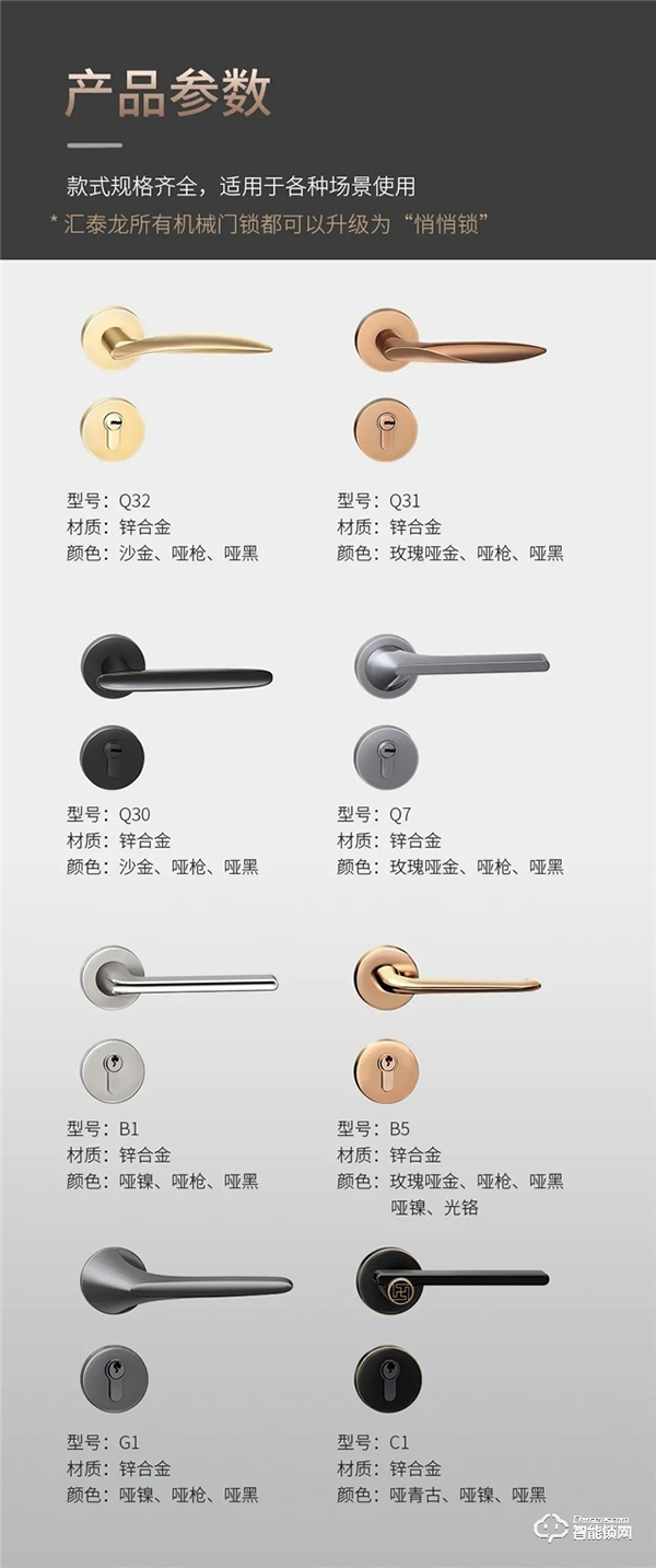 匯泰龍“悄悄鎖”，門鎖靜悄悄，緩沖更不吵