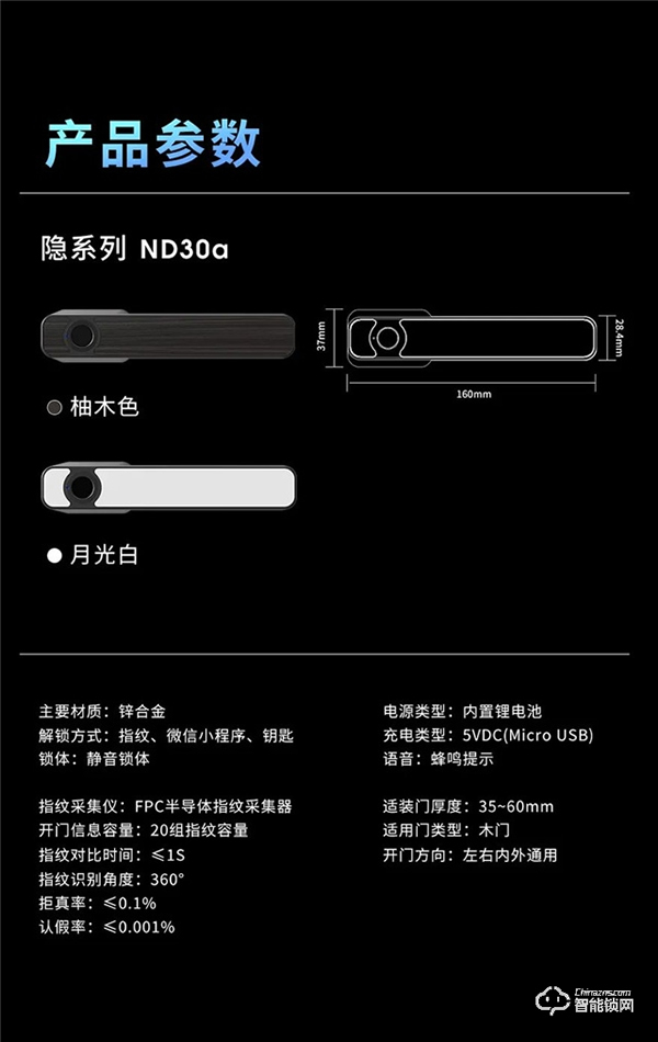 頂固隱系列室內指紋鎖鎖|大隱于市，悅然而居