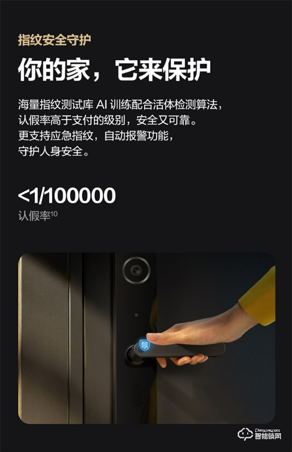 華為最便宜智能門鎖今日開售：限時8折 僅1099元