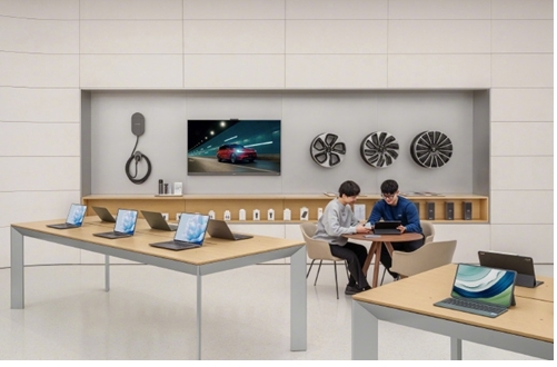 雷特DALI電源產品應用于華為北京王府井旗艦店