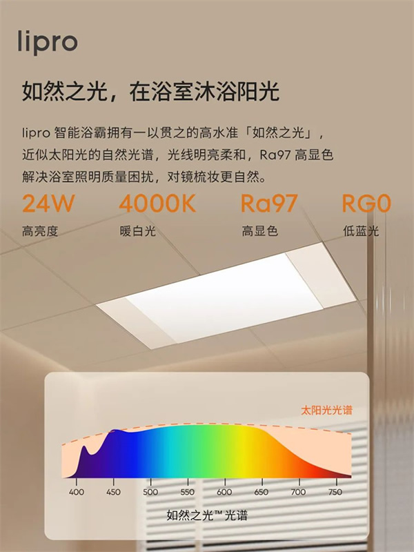 新品上市 | lipro 智能浴霸至簡至純，沐浴春風