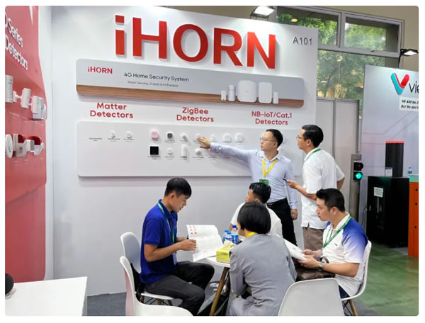 展會現場|豪恩攜智慧安防產品重磅亮相2023越南安防展