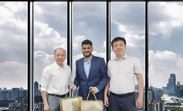 沙特市場(chǎng)合作伙伴到訪南京物聯(lián)智能鎖總部參觀_2