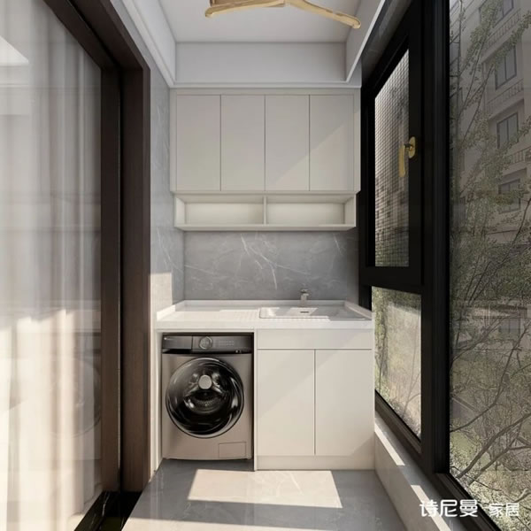 淺指智能鎖50個陽臺柜設(shè)計，滿足你所有需求足_26