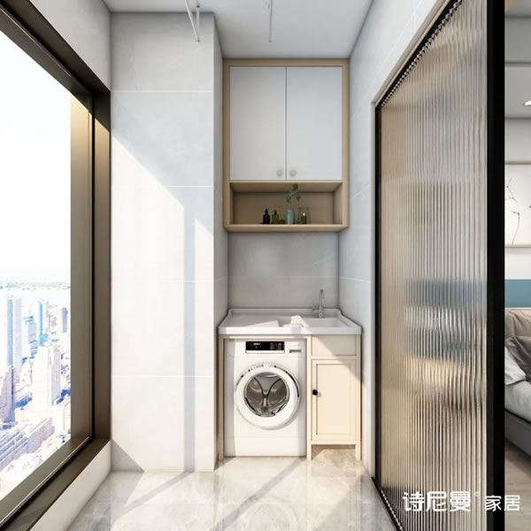 淺指智能鎖50個陽臺柜設(shè)計，滿足你所有需求足_29