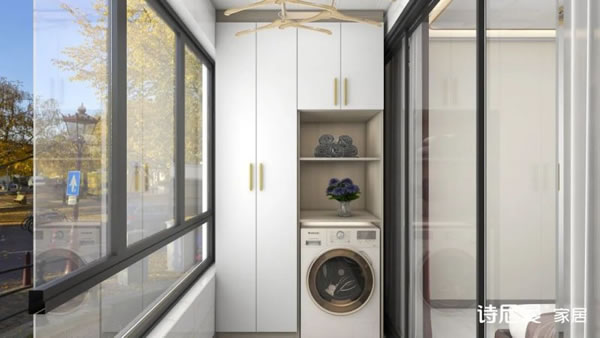 淺指智能鎖50個陽臺柜設(shè)計，滿足你所有需求足_34