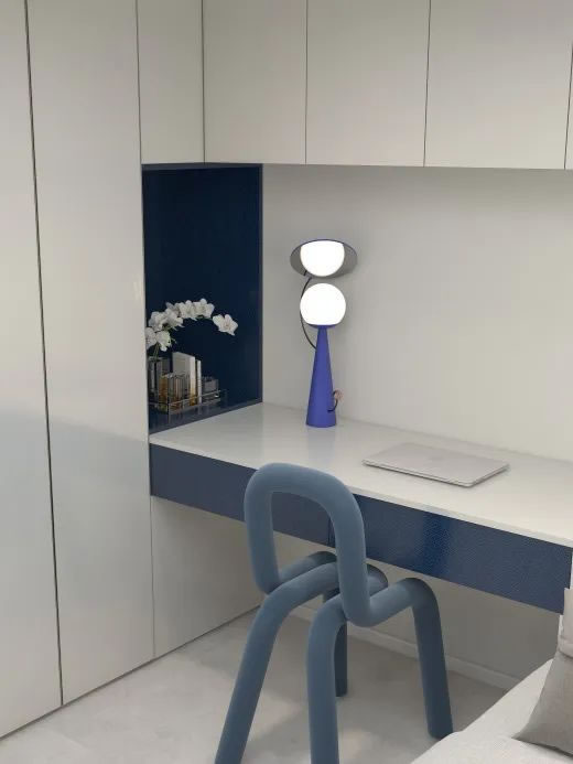 淺指智能鎖98㎡極簡兩居室，打造輕盈質感家居_17