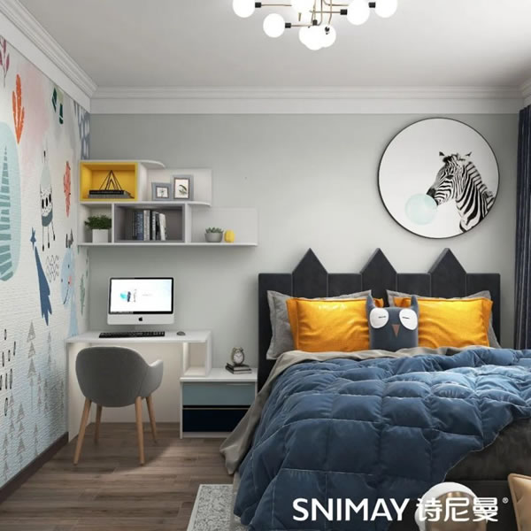 淺指智能鎖50款兒童房，讓孩子熱愛宅家生活！_53