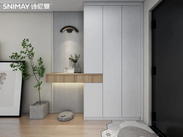 淺指智能鎖玄關柜設計，0.5㎡也能打造完美方案_4