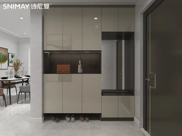 淺指智能鎖玄關柜設計，0.5㎡也能打造完美方案_9