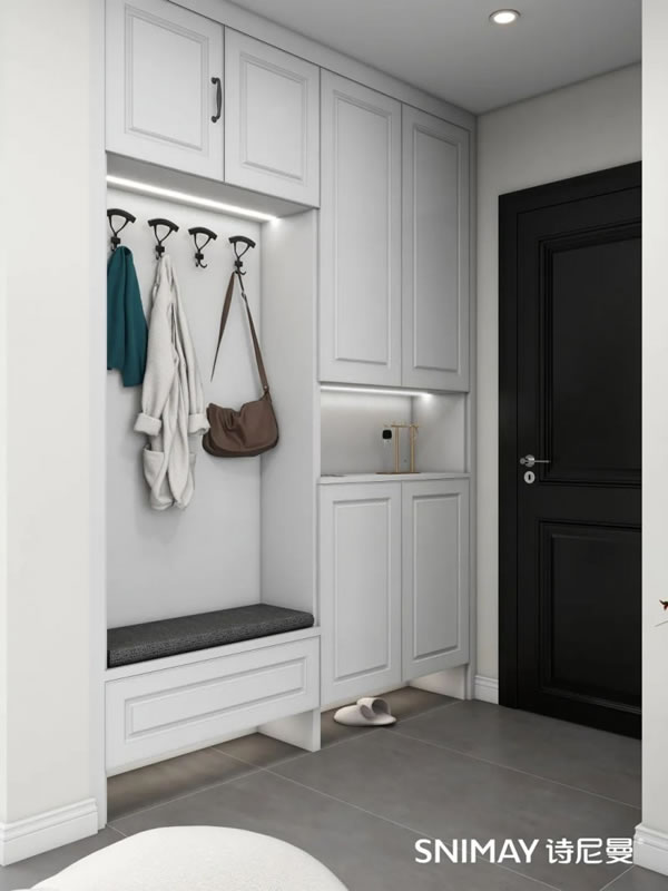 淺指智能鎖玄關柜設計，0.5㎡也能打造完美方案_10