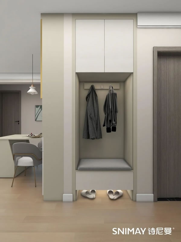 淺指智能鎖玄關柜設計，0.5㎡也能打造完美方案_15